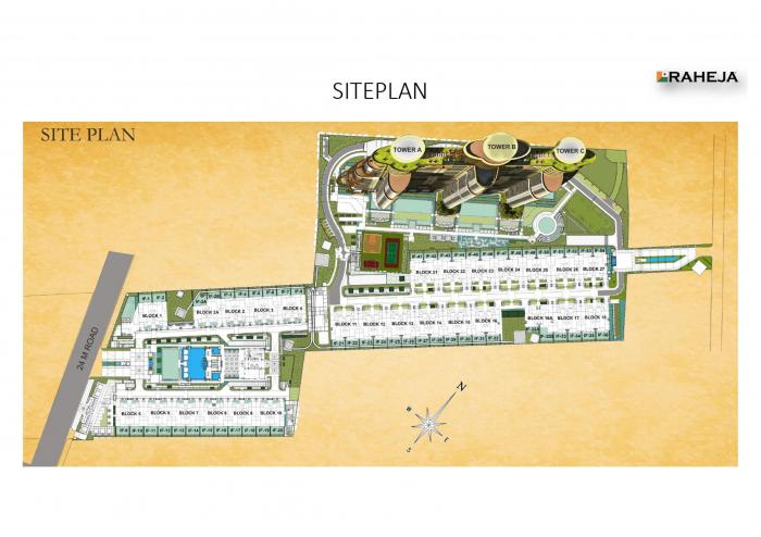 Raheja Revanta - Master Plan