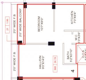 Nyra Residency 2 - Floor plan