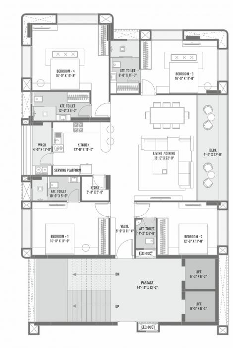 Prashant Nilkanth Eminence - Floor Plan