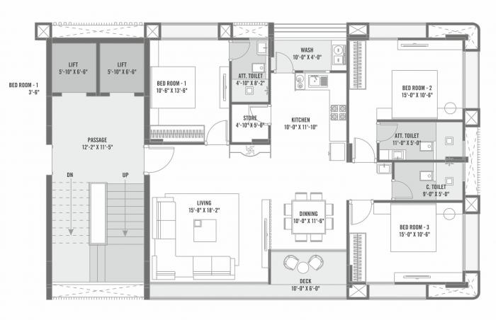 Prashant Nilkanth Eminence - Floor Plan