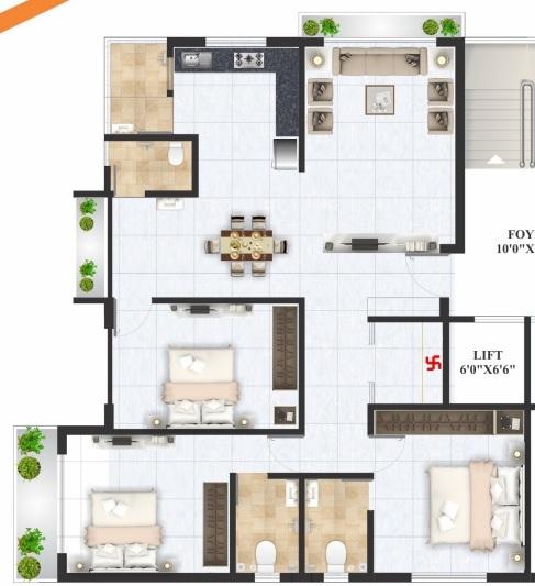 Om Eminence - Floor Plan