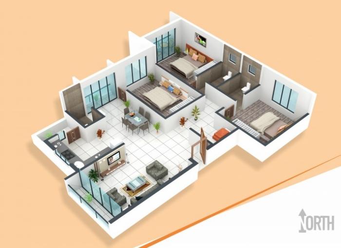Om Eminence - Floor Plan