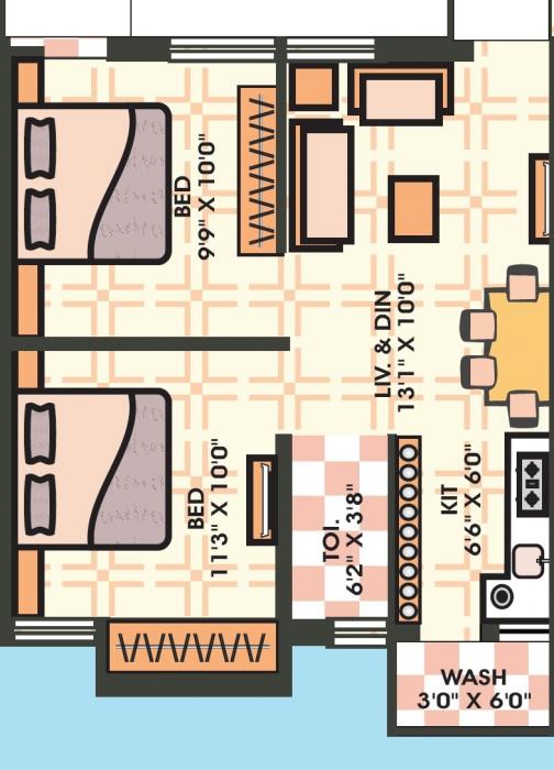 Vinayak Complex - Floor Plan