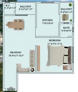 Silver Sky - Floor plan