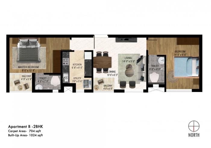 Paramount Aden Tower - Floor Plan