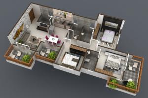 Shree DK Emerald - Floor plan
