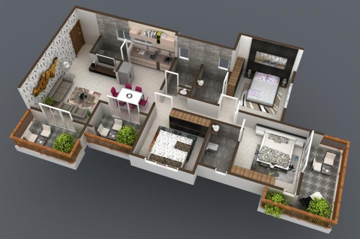 Shree DK Emerald - Floor Plan