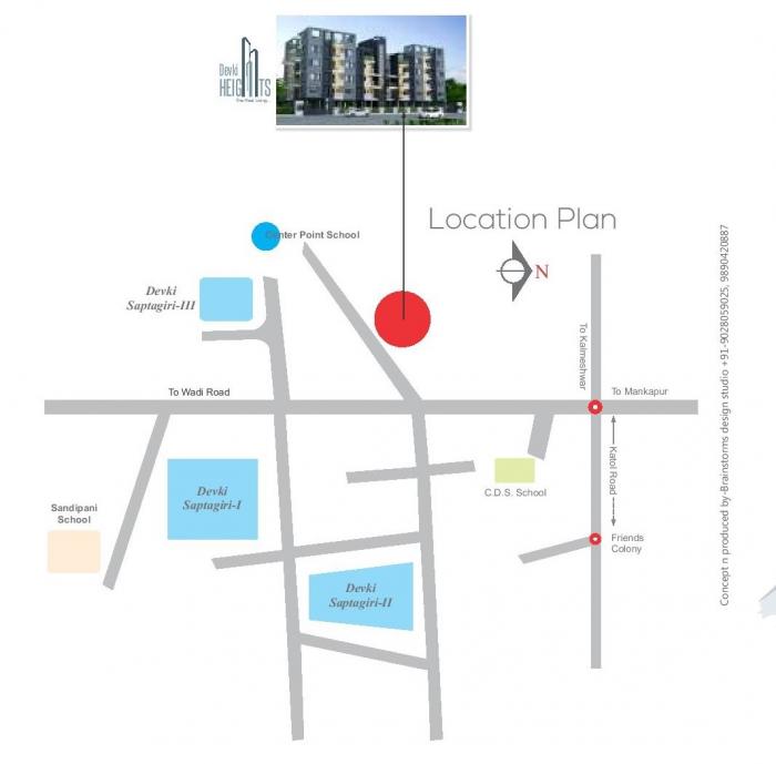 Hemdeep Devki Heights B - Locality