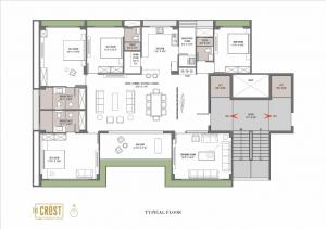 Swastik The Crest - Floor plan