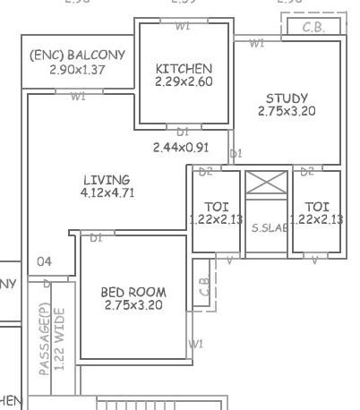Gams Rose Nagar - Floor Plan
