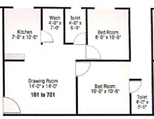 B R Kalash Enclave 3 - Floor plan