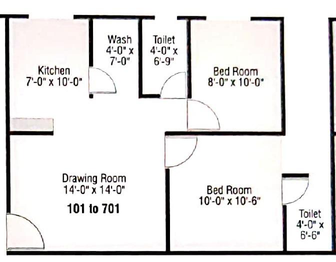 B R Kalash Enclave 3 - Floor Plan