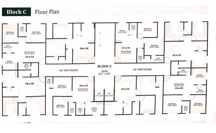 B R Kalash Enclave 3 - Site Plan