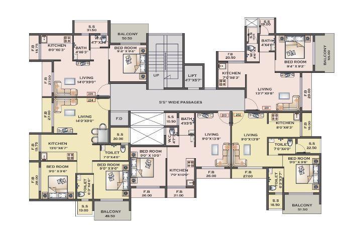 Krishna Apartment - Site Plan