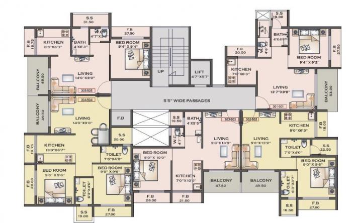 Krishna Apartment - Site Plan