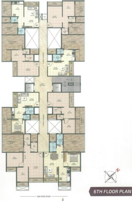 Shree Vachraj Krishna Darshan - Site Plan
