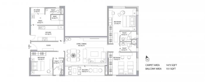 PS Aurus - Floor Plan