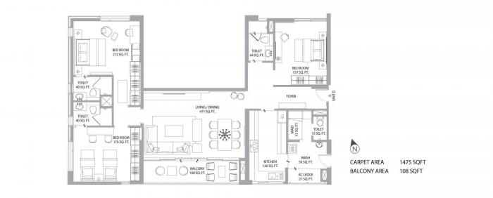 PS Aurus - Floor Plan