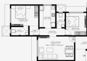 Rishabraj Divine - Floor plan