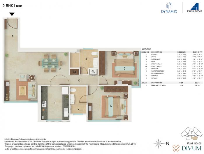 Dynamix Divum - Floor Plan