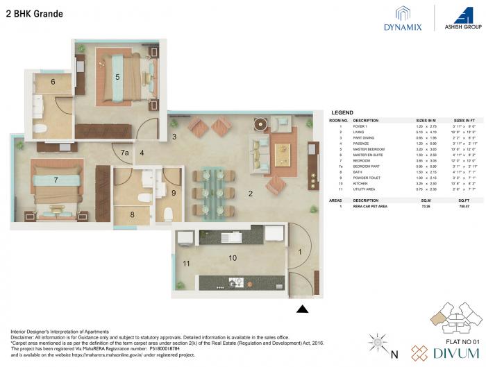 Dynamix Divum - Floor Plan