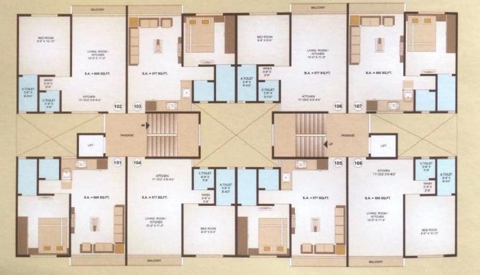 Bhagyalaxmi Residency - Site Plan