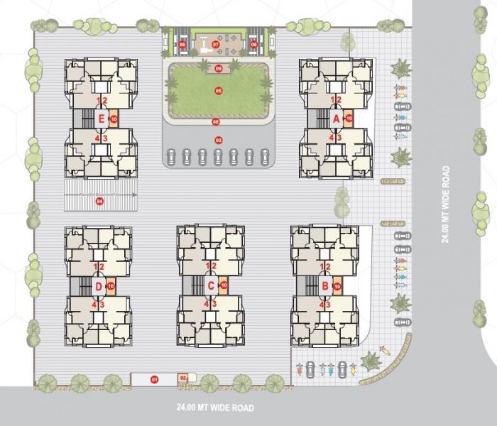 Sai Luxuria - Site Plan