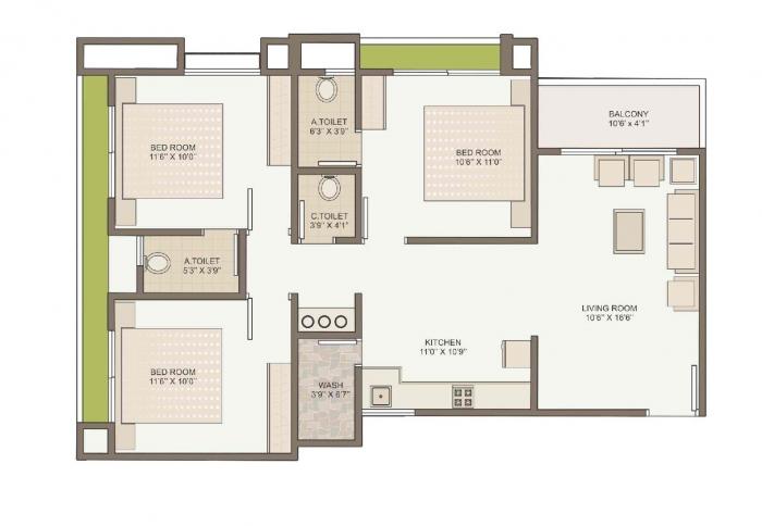Prayosha Star - Floor Plan