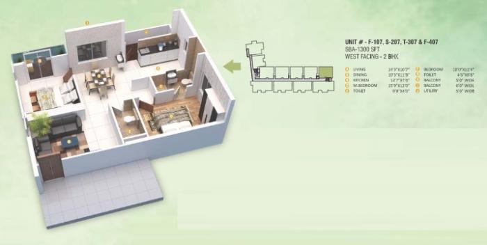 Jai Bharathi Signature - Floor Plan