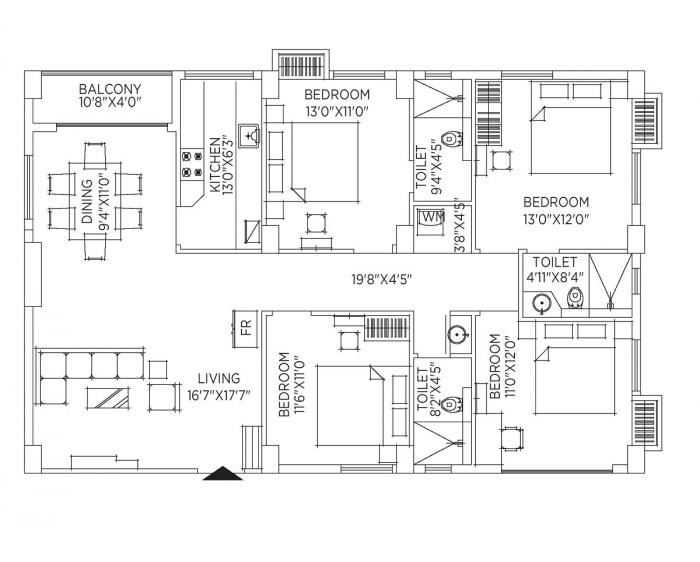 Elixir Apartment - Floor Plan