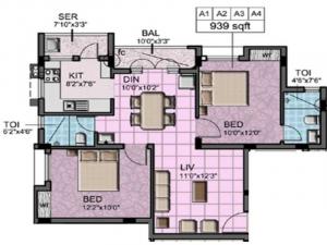 Acchyuthans Shivam - Floor plan