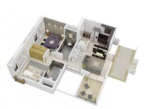 Aurum Vrundavan - Floor plan
