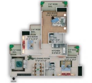 Supertech Cape Town - Floor plan