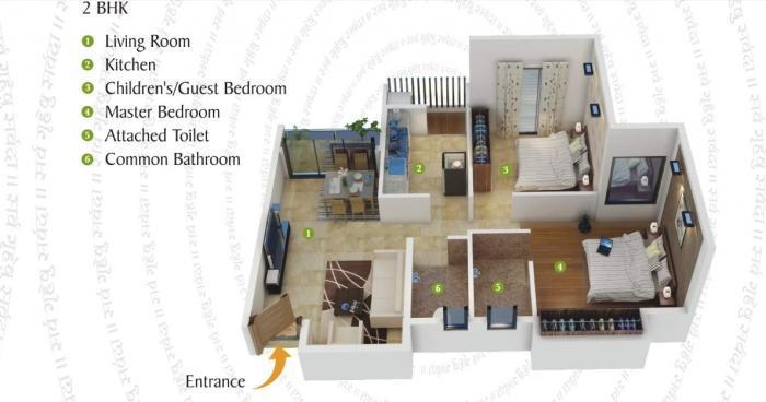 KIPL Morya - Floor Plan
