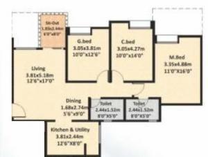Nyati Evara - Floor plan