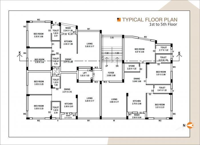Nandan Residency - Master Plan