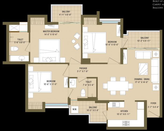 ABA Cleo County - Floor Plan
