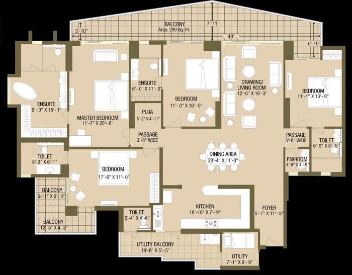 ABA Cleo County - Floor Plan