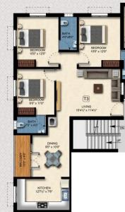 Green Kubera - Floor plan