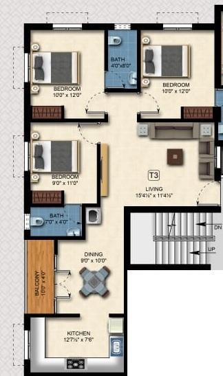 Green Kubera - Floor Plan
