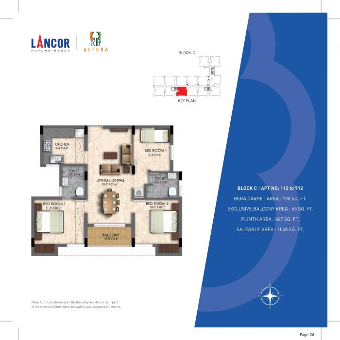 TCP Altura Block-D - Floor Plan