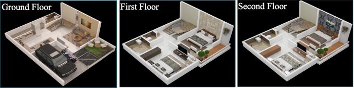 Green Villa - Floor Plan