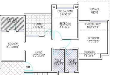 Shraddha Dev Residency - Floor Plan
