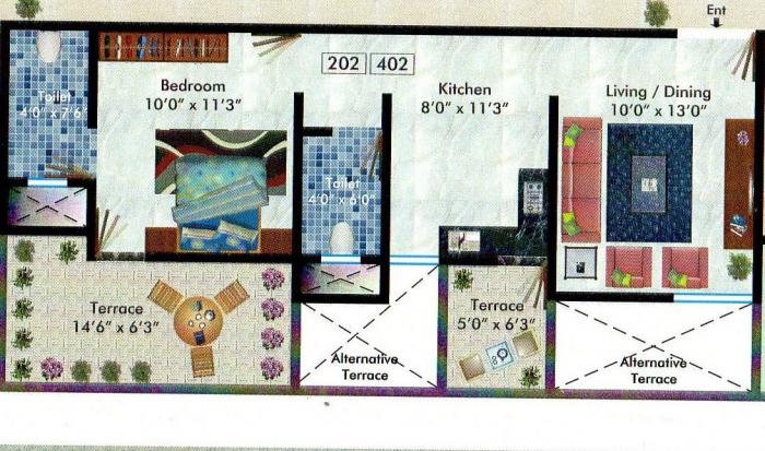 Aakar Enclave - Floor Plan