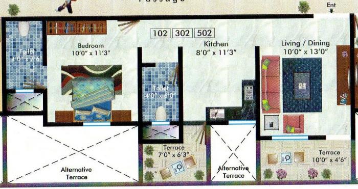 Aakar Enclave - Floor Plan