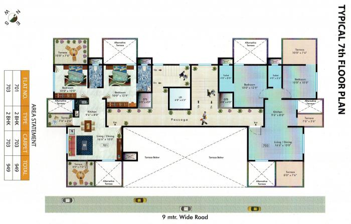 Aakar Enclave - Site Plan