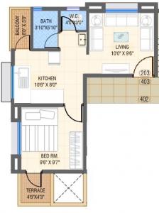 Sai Mohan Petals - Floor plan