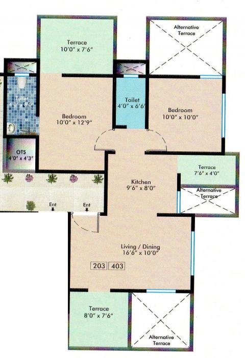 Aakar Enclave - Floor Plan