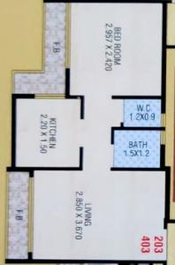 Globe Radhe Krishna - Floor plan