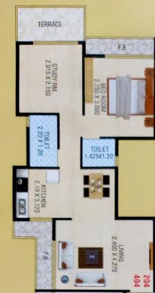 Globe Radhe Krishna - Floor Plan